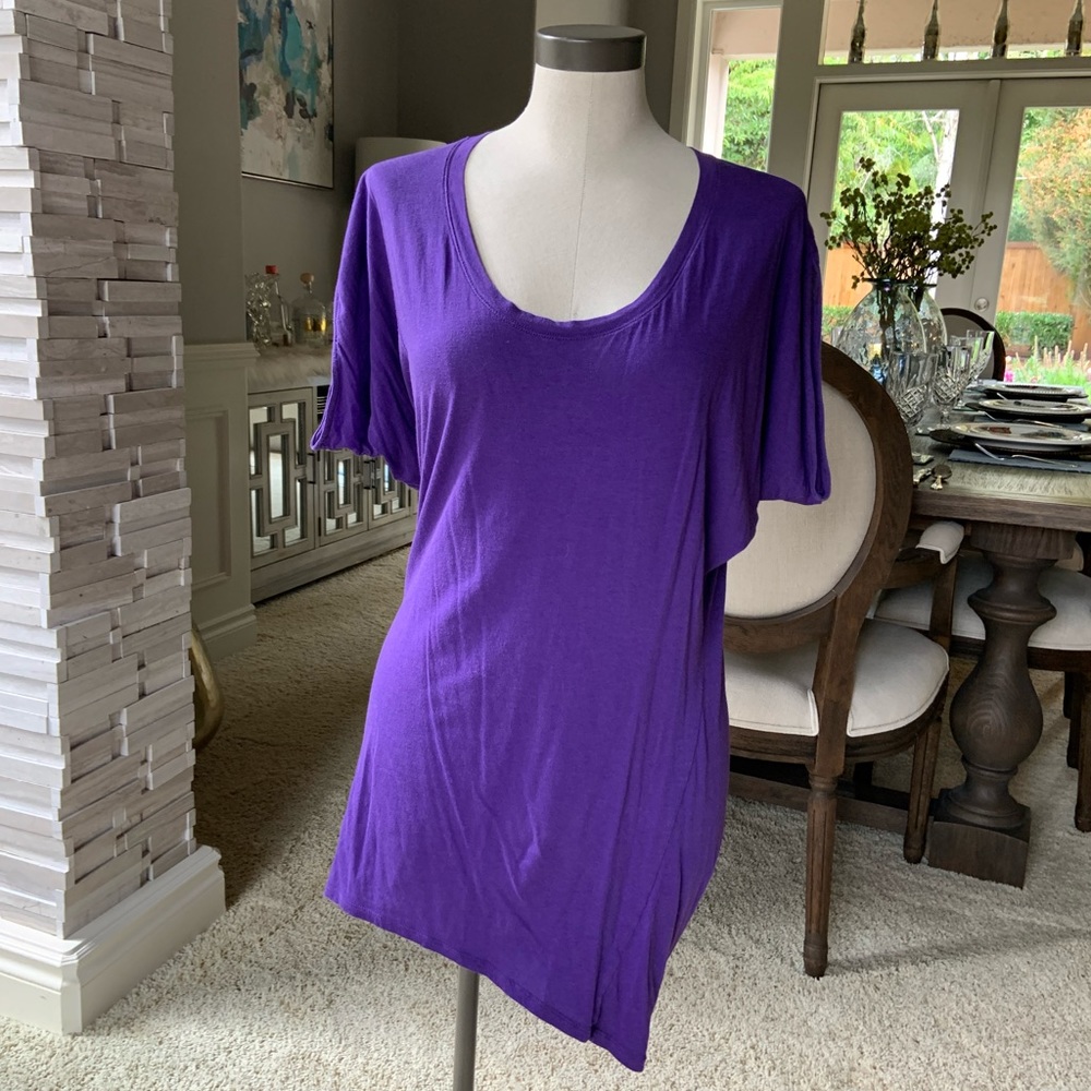 BCBG purple T-shirt dress